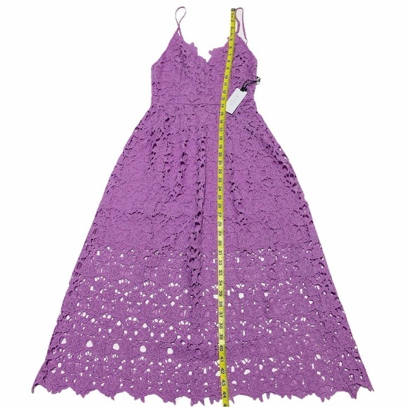 Astr Lace A-Line Lavender Midi dress XS - Picture 6 of 15